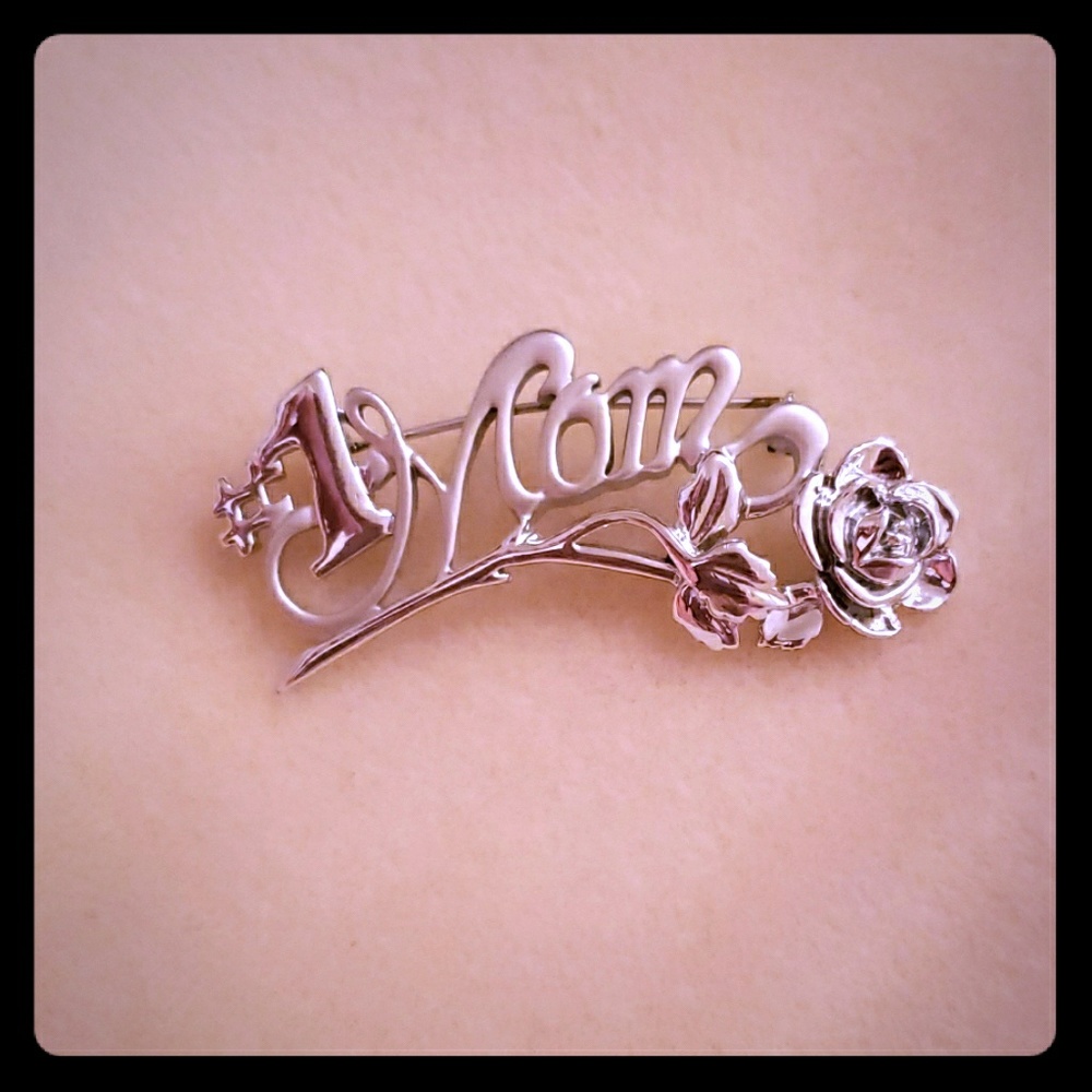 Danecraft Signed #1 MOM Rose Brooch